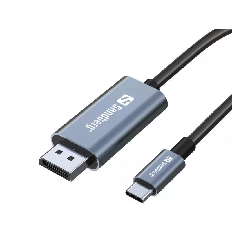 Cable USB-C a DisplayPort Sandberg 2M USB Type-C DisplayPort 2m