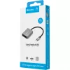 Adaptador Gigabit USB-C Sandberg PD100W USB Type-C RJ-45 1 Gbit/s gris