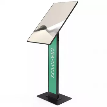 Soporte de suelo VESA Brandable Compulocks para pantallas de hasta 32