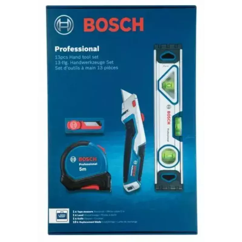 Juego de herramientas de mecánico Bosch 1 600 A02 7M3, 13 herramientas