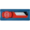 Bosch Professional 1600A027M5 set de cúter universal y cuchillas, 63 x 19 mm, 13 cuchillas incluidas, azul/gris