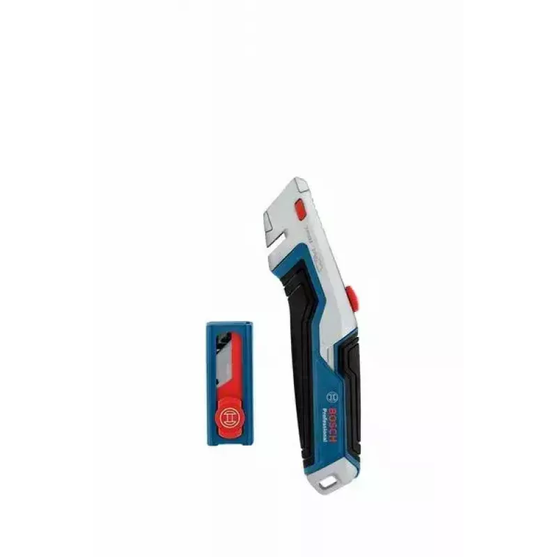 Bosch Professional 1600A027M5 set de cúter universal y cuchillas, 63 x 19 mm, 13 cuchillas incluidas, azul/gris