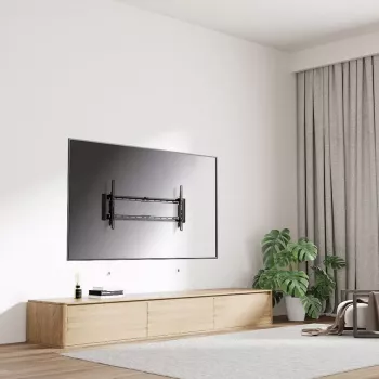 Soporte de pared para TV VALUE 17.99.1223 negro 2,29 m 75 kg