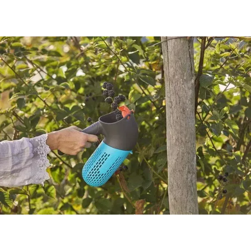 Recogefrutas Gardena 17400-20 negro mango de plástico