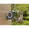Enrollador de manguera de pared Gardena RollUp Automatic negro gris