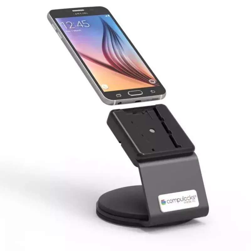 Soporte de seguridad universal para smartphone EMV negro Compulocks 199BSLDDCKB