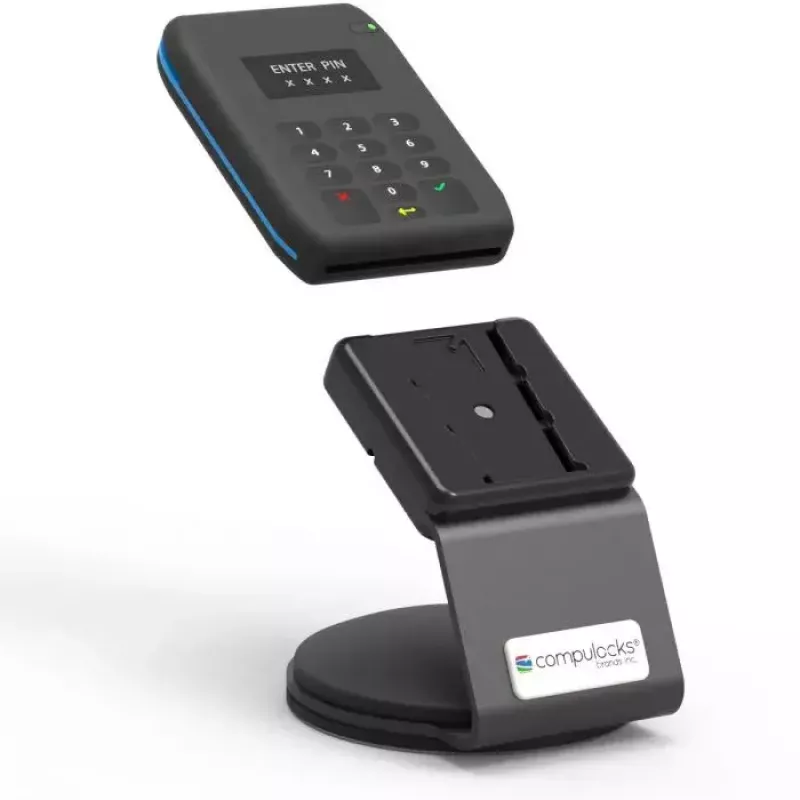 Soporte de seguridad universal para smartphone EMV negro Compulocks 199BSLDDCKB