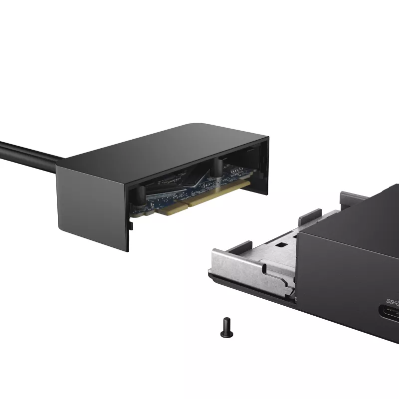 DELL WD19DC con cable USB 3.2 Gen 1 (3.1 Gen 1) Type-C negro
