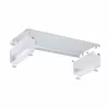 StarTech.com Soporte ergonómico para monitor, hasta 15 kg, altura fija 9 cm, soporte para monitor de sobremesa/portátil, plataforma de acero, montaje rápido, optimiza la superficie del escritorio