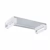 StarTech.com Soporte ergonómico para monitor, hasta 15 kg, altura fija 9 cm, soporte para monitor de sobremesa/portátil, plataforma de acero, montaje rápido, optimiza la superficie del escritorio