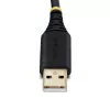 StarTech.com Cable adaptador USB a serie null modem de 10ft (3m), tornillos/tuercas DB9 reemplazables, retención de COM, USB-A a RS232, FTDI, protección ESD nivel 4, Windows/macOS/ChromeOS/Linux - Carcasa TPE resistente
