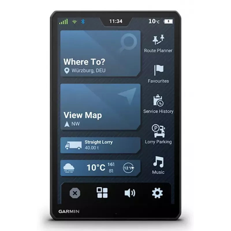 Garmin dēzl LGV1020 010-02926-10 navegador para camiones, pantalla táctil TFT de 10 pulgadas, EU MT-D