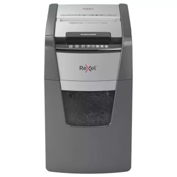 Rexel Optimum AutoFeed+ 150M Destructora de documentos Microcorte 55 dB 22 cm Negro, Gris