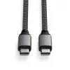Cable USB-C a USB-C Satechi ST-TCC2MM — 2 m, negro/gris, 0,48 Gbit/s