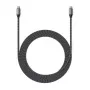 Cable USB-C a USB-C Satechi ST-TCC2MM — 2 m, negro/gris, 0,48 Gbit/s