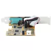 StarTech.com tarjeta serie PCI Express de 2 puertos, tarjeta serie PCIe dual port a RS232 (DB9), UART 16C1050, soportes estándar o de perfil bajo, conservación de COM, para Windows y Linux