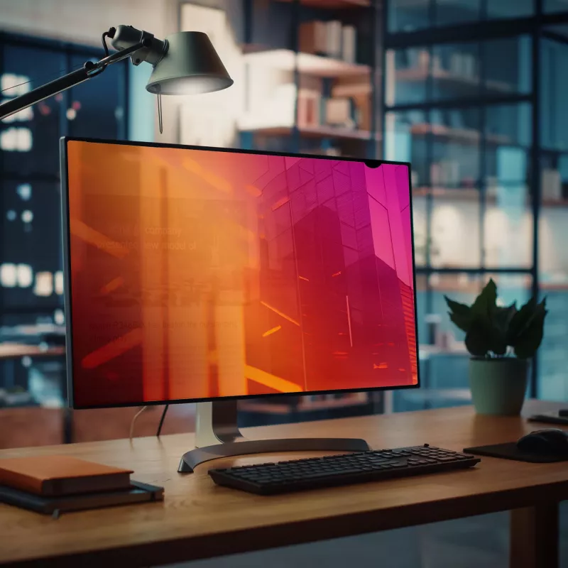 StarTech.com Filtro de privacidad para monitor de 24 inch 16:9 dorado, película reversible con privacidad mejorada, filtro de seguridad brillante para ordenador, protector/visor de monitor extraíble, +/- 30°