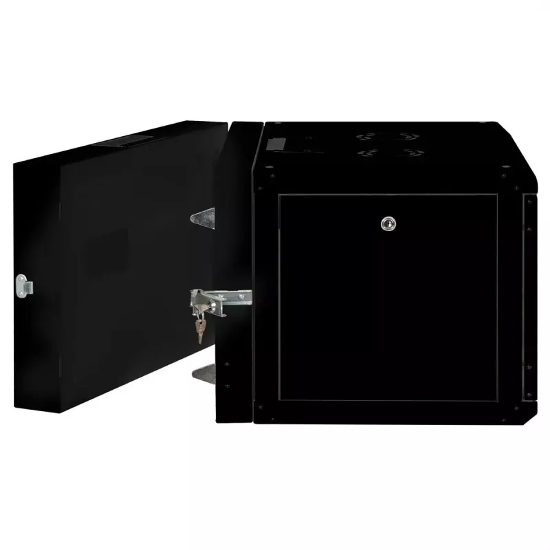 Rack de pared ROLINE Pro 7U 600x600 AnxP en dos piezas pivotante negro, IP20, 50 kg