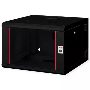 Rack de pared ROLINE Pro 7U 600x600 AnxP en dos piezas pivotante negro, IP20, 50 kg