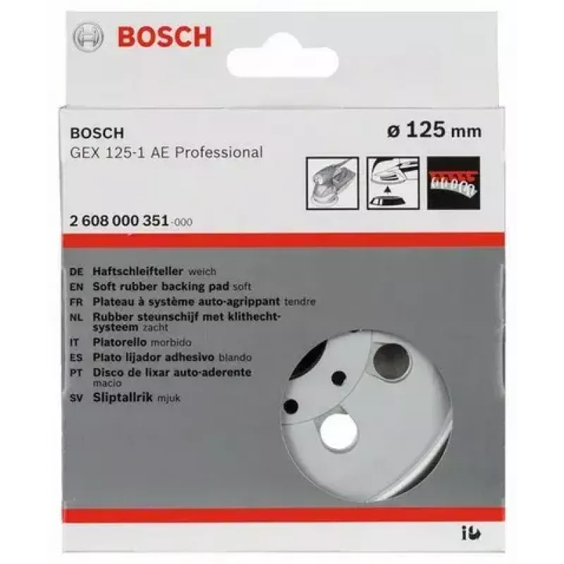 Almohadilla de lijado Bosch 2 608 000 351 1 ud.