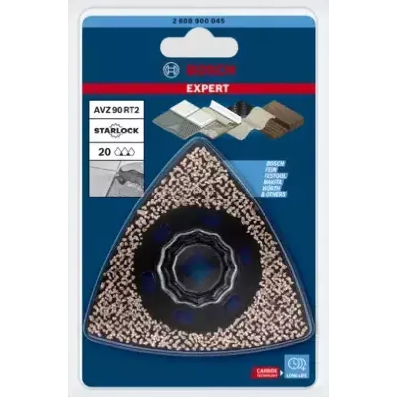Bosch Expert AVZ 90 RT2 2608900045 plato lijador delta, 90 mm, grano 20