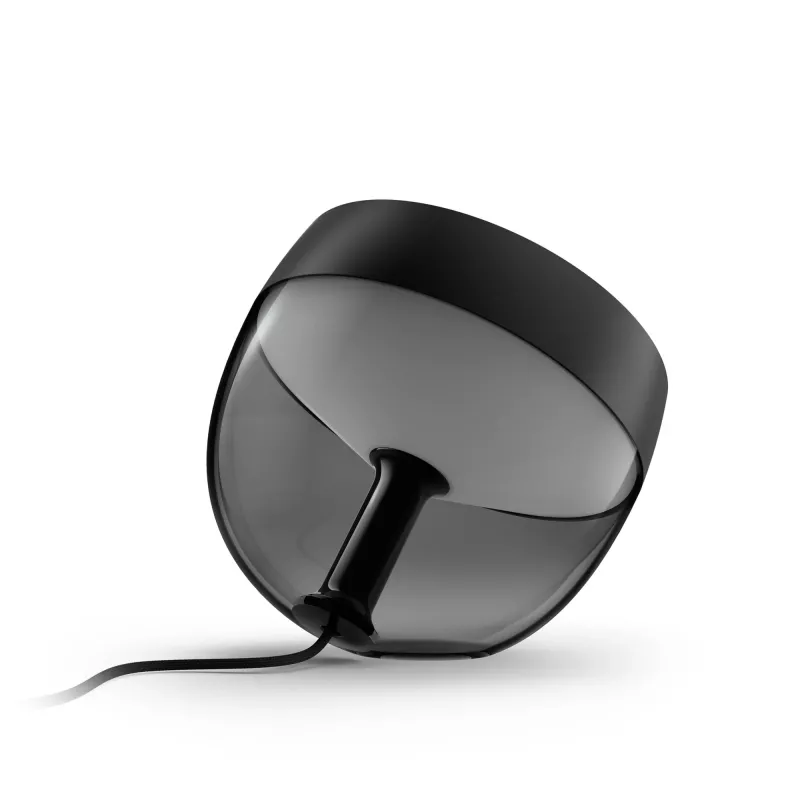 Philips Hue White and Colour Ambiance Iris lámpara de mesa inteligente, Bluetooth/Zigbee, 570 lm, 8,1 W, aluminio, negra