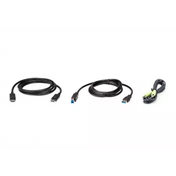 Cable KVM ATEN 2L-7D02UDPX3 1,8 m USB DisplayPort