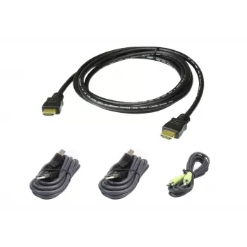 ATEN KVM seguro HDMI; 1,8M USB HDMI