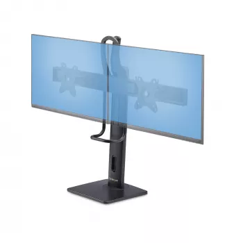 StarTech.com soporte de mesa de doble monitor con barra transversal para dos pantallas de 27