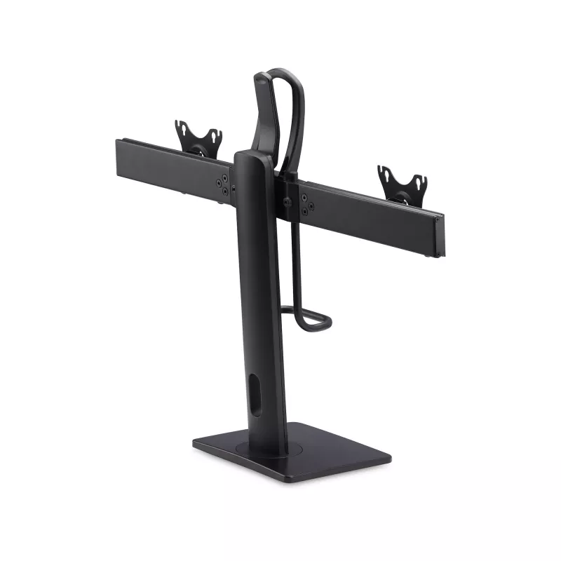 StarTech.com 2MC1S-MONITOR-STAND Crossbar soporte de escritorio para dos monitores 17–27 pulgadas, VESA, plástico/aluminio/acero, negro