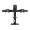 StarTech.com 2MC1S-MONITOR-STAND Crossbar soporte de escritorio para dos monitores 17–27 pulgadas, VESA, plástico/aluminio/acero, negro