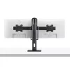 StarTech.com 2MC1S-MONITOR-STAND Crossbar soporte de escritorio para dos monitores 17–27 pulgadas, VESA, plástico/aluminio/acero, negro