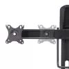 StarTech.com 2MC1S-MONITOR-STAND Crossbar soporte de escritorio para dos monitores 17–27 pulgadas, VESA, plástico/aluminio/acero, negro
