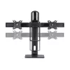 StarTech.com 2MC1S-MONITOR-STAND Crossbar soporte de escritorio para dos monitores 17–27 pulgadas, VESA, plástico/aluminio/acero, negro