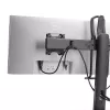 StarTech.com 2MC1S-MONITOR-STAND Crossbar soporte de escritorio para dos monitores 17–27 pulgadas, VESA, plástico/aluminio/acero, negro
