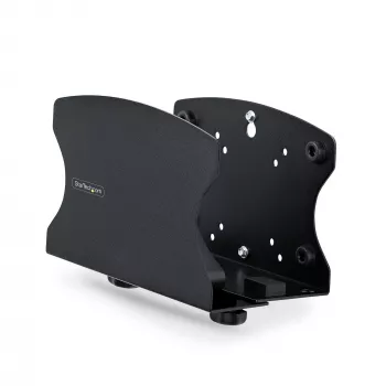 StarTech.com soporte de pared para PC, compatible con ordenadores de sobremesa de hasta 18 kg, ajuste sin herramientas 50–200 mm, soporte/estante de pared robusto para carcasas/torres de PC
