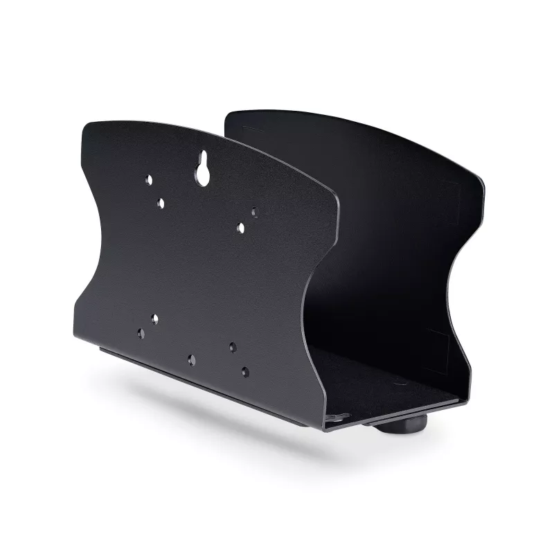 StarTech.com soporte de pared para PC, compatible con ordenadores de sobremesa de hasta 18 kg, ajuste sin herramientas 50–200 mm, soporte/estante de pared robusto para carcasas/torres de PC