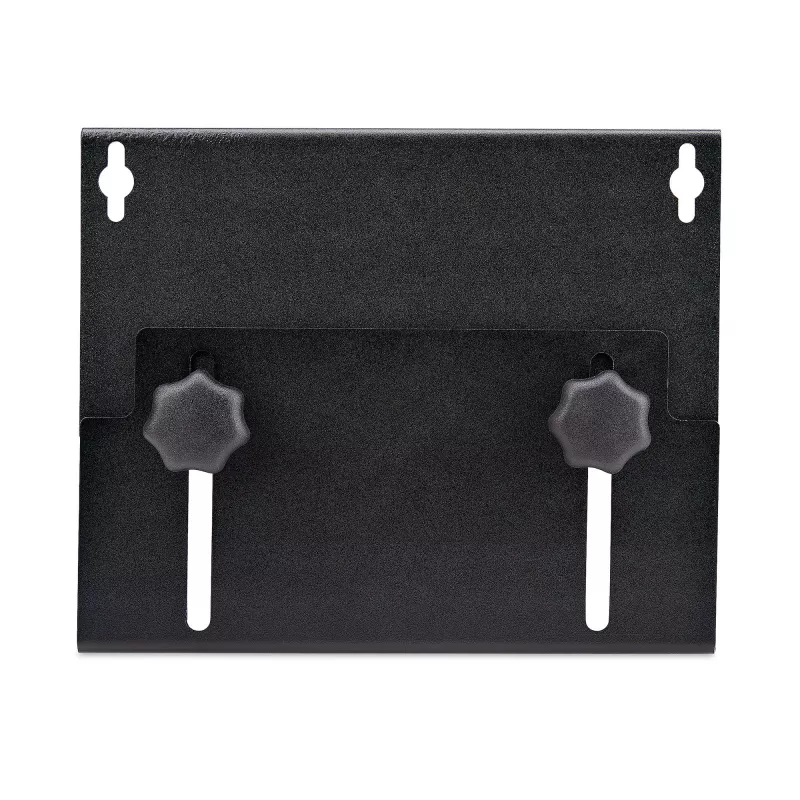 StarTech.com soporte de pared para PC, compatible con ordenadores de sobremesa de hasta 18 kg, ajuste sin herramientas 50–200 mm, soporte/estante de pared robusto para carcasas/torres de PC