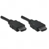 Cable HDMI Manhattan, 1080p@60Hz (High Speed), 7,5 m, conector macho a conector macho, negro, totalmente apantallado, contactos dorados, garantía de por vida