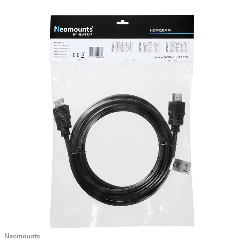 Cable HDMI Neomounts HDMI10MM – 3 metros