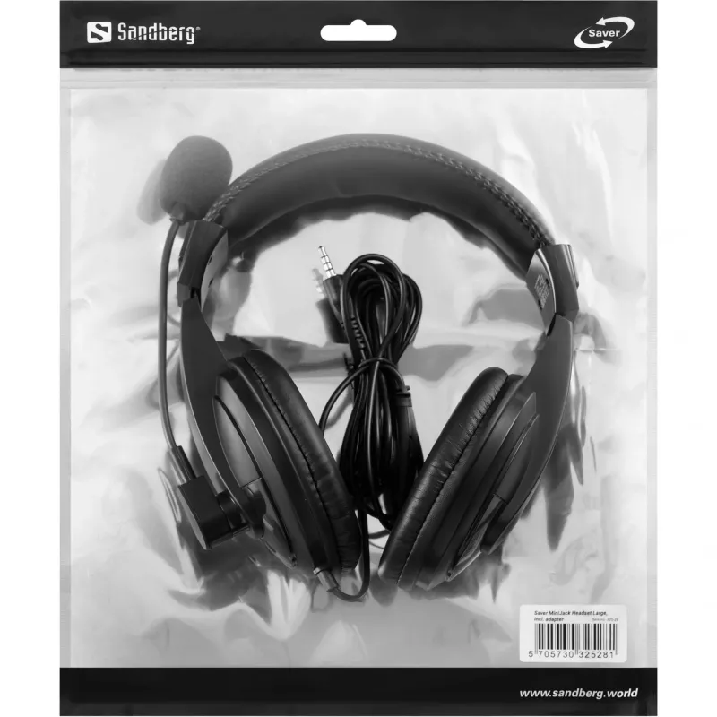 Auriculares Sandberg Saver MiniJack Headset Large