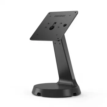 Soporte de mostrador con mástil VESA Compulocks negro 100 mm x 100 mm 75 mm x 75 mm