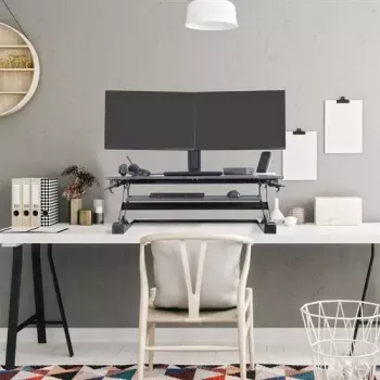 Escritorio elevable Ergotron WorkFit-TL negro
