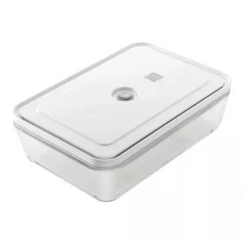 Recipiente universal de almacenamiento de vidrio ZWILLING FRESH & SAVE Rectangular 2,85 L, apto para microondas, tapa desmontable