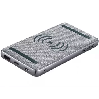 Batería externa portátil Sandberg Powerbank 10000 PD20W+Wireless, 10000 mAh