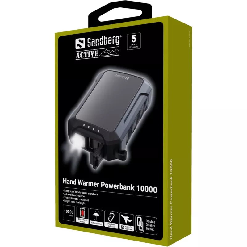 Batería externa portátil Sandberg Handwärmer 10000 mAh