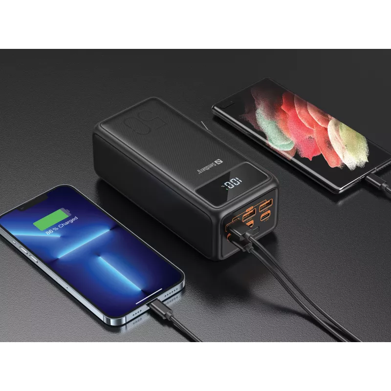 Batería externa portátil Sandberg USB-C PD 130W 50000mAh