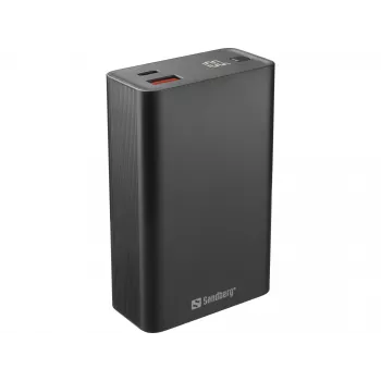 Batería externa portátil Sandberg Travel Powerbank 20000 PD65W, 20000 mAh