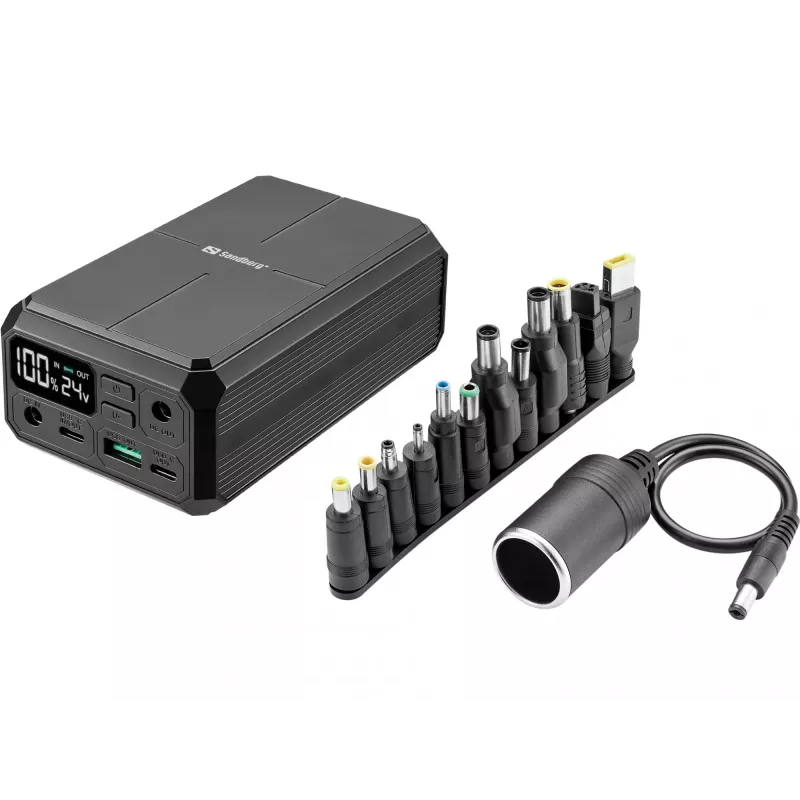 Batería externa portátil Sandberg Laptop Powerbank 27000 PD100W, 27000 mAh
