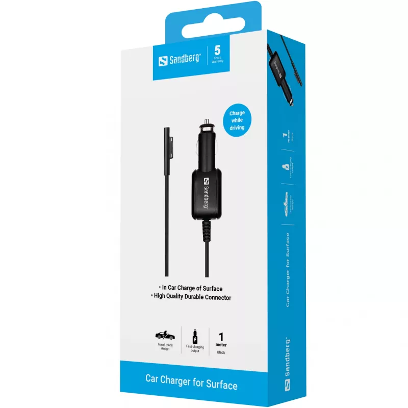 Cargador de coche Sandberg 441-00 para Surface